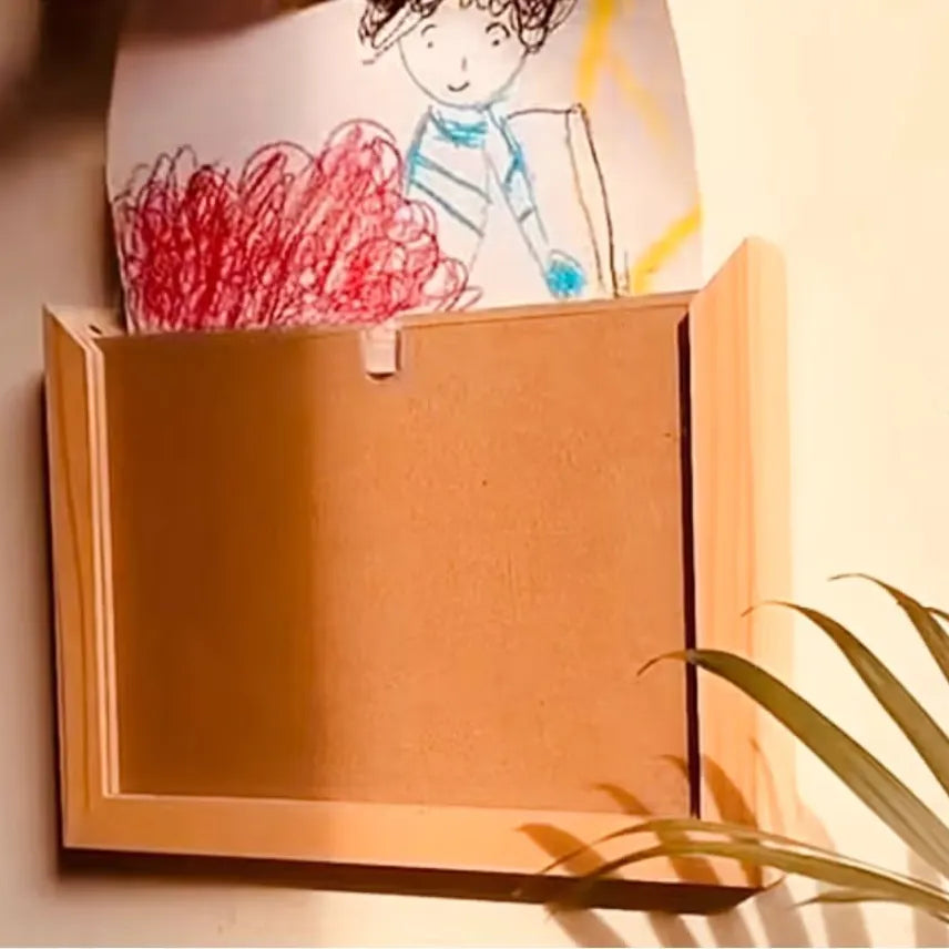 Personalized Kids’ Artwork Wooden Display Frame