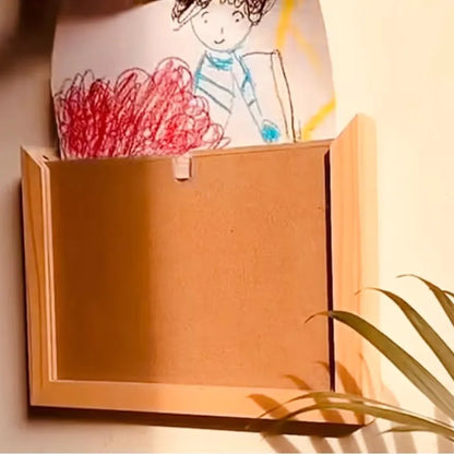 Personalized Kids’ Artwork Wooden Display Frame