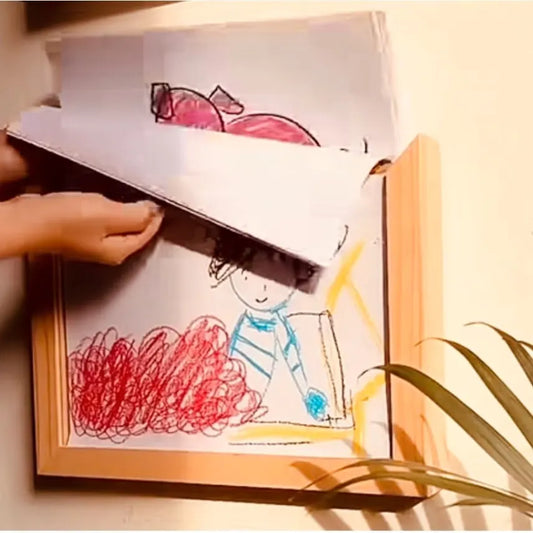 Personalized Kids’ Artwork Wooden Display Frame