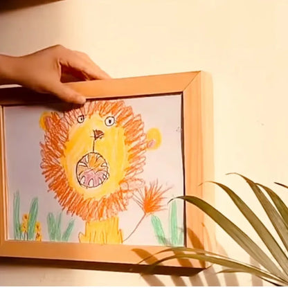 Personalized Kids’ Artwork Wooden Display Frame