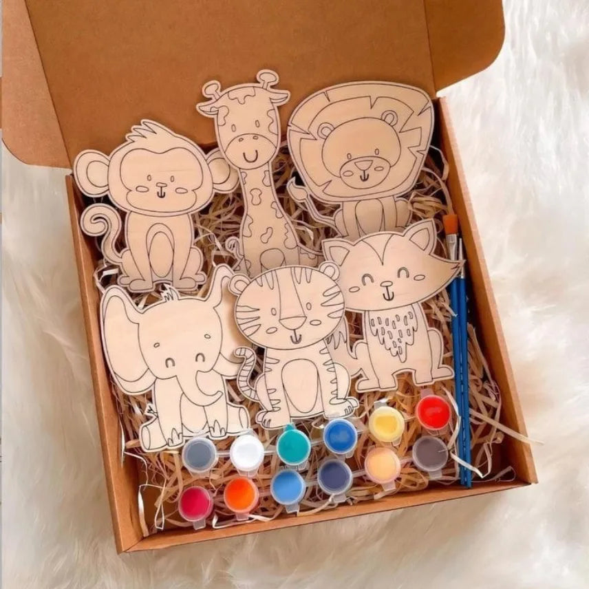 DIY Wooden Painting Kit for Kids