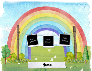 A rainbow full of imagination